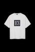 Contrast Color Logo Letter Cool Short Sleeve T-shirt